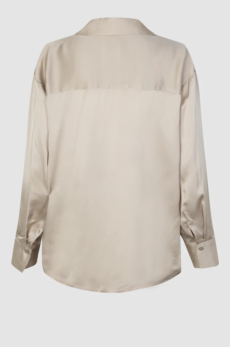Second Female Galla Blouse French Oak - hvittrad.no
