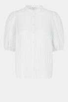 Second Female Tascha Shirt White - hvittrad.no
