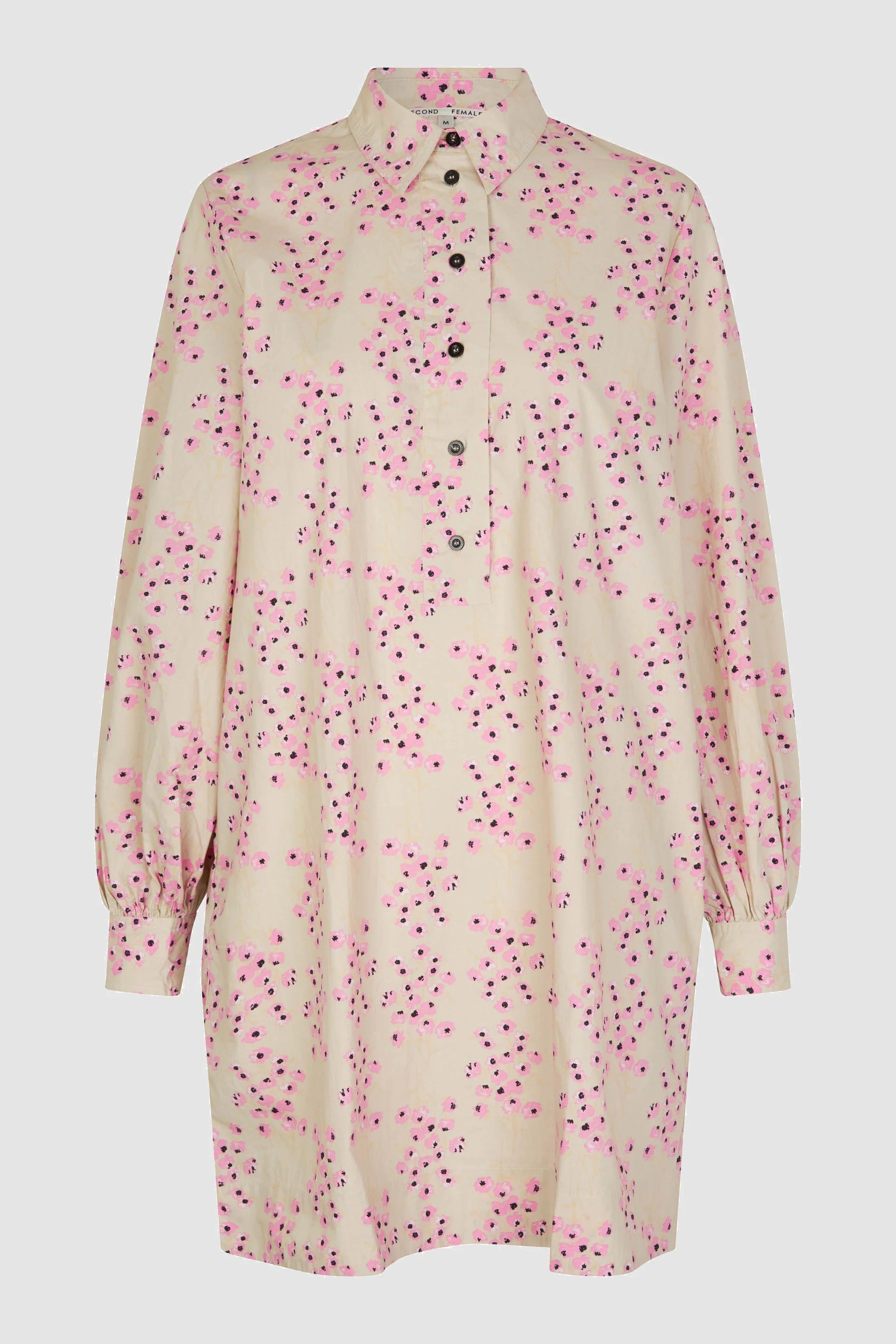 Second Female Claud Tunic Dress Begonia Pink - hvittrad.no