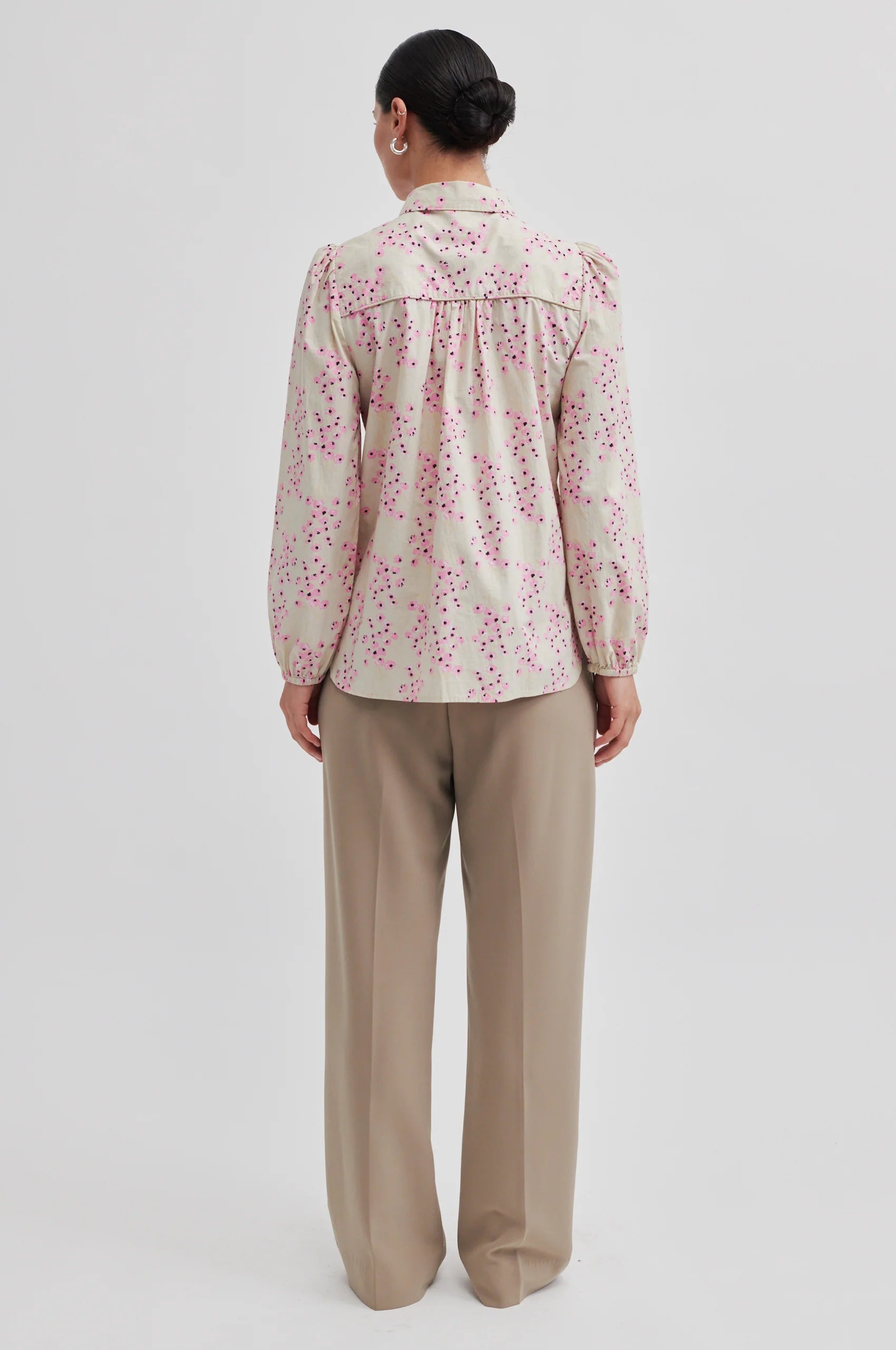 Second Female Claud Shirt Begonia Pink - hvittrad.no