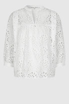 Second Female Stefanie Blouse White - hvittrad.no