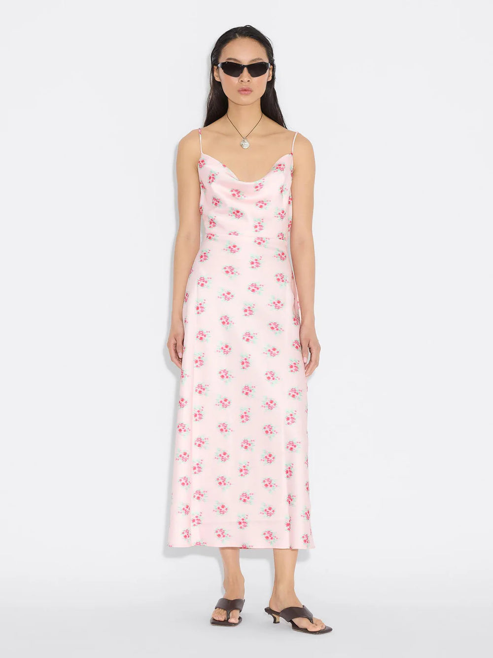 Eila Print Dress Lt. Pink Mix