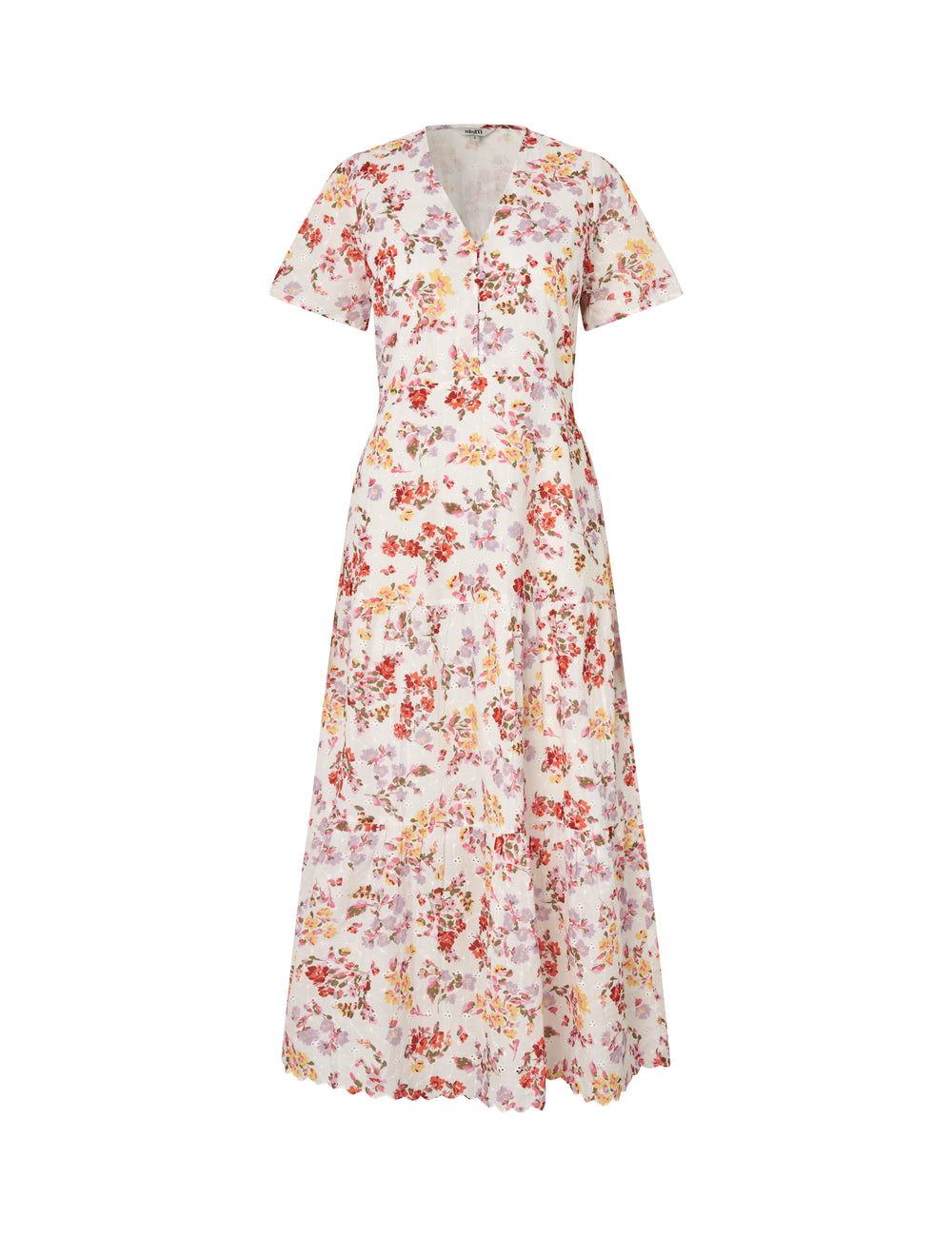 Shana-M Roisin EMB Print Dress Roisin Print Red