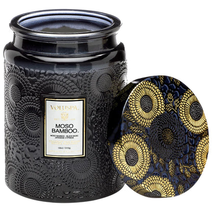Voluspa Large Jar Candle - Moso Bamboo 510g - hvittrad.no
