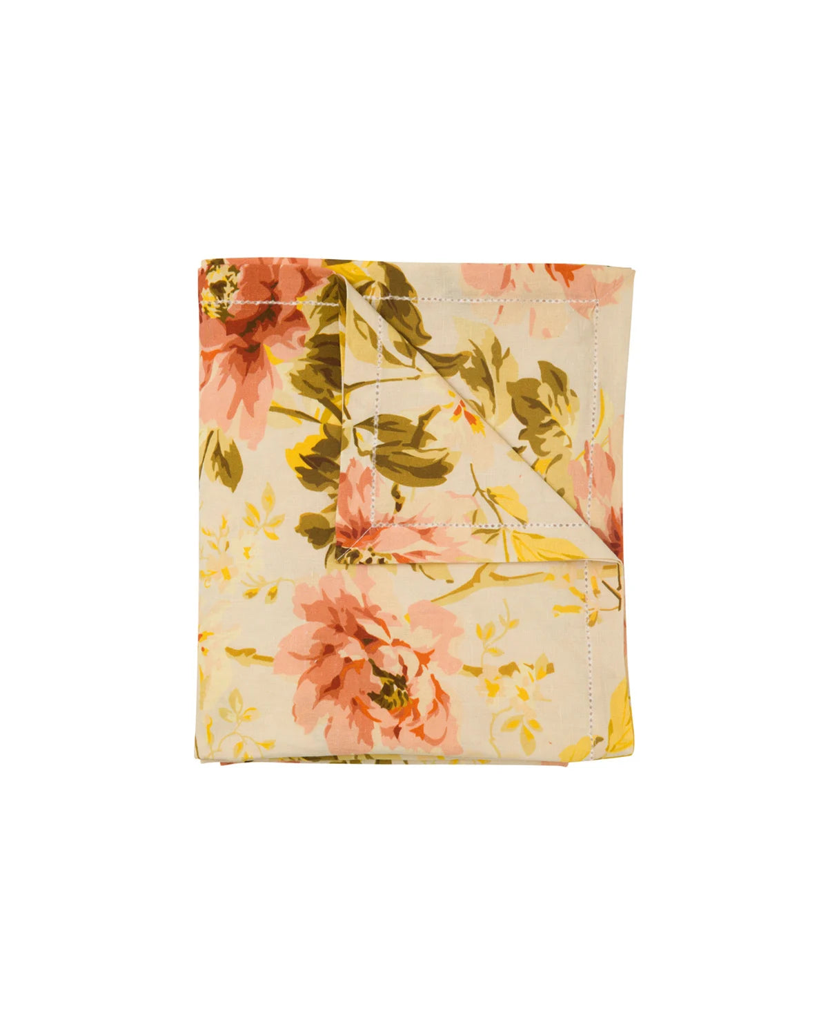 byTiMo Table Cloth Linen 140x300cm Blooming - hvittrad.no