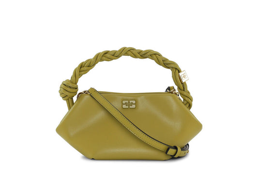 Ganni Bou Bag Mini Olive Drab - hvittrad.no