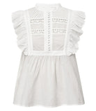 Gossia AgataGO Blouse Off-White - hvittrad.no
