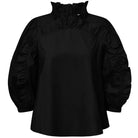 Gossia AngeliaGO Blouse Black - hvittrad.no
