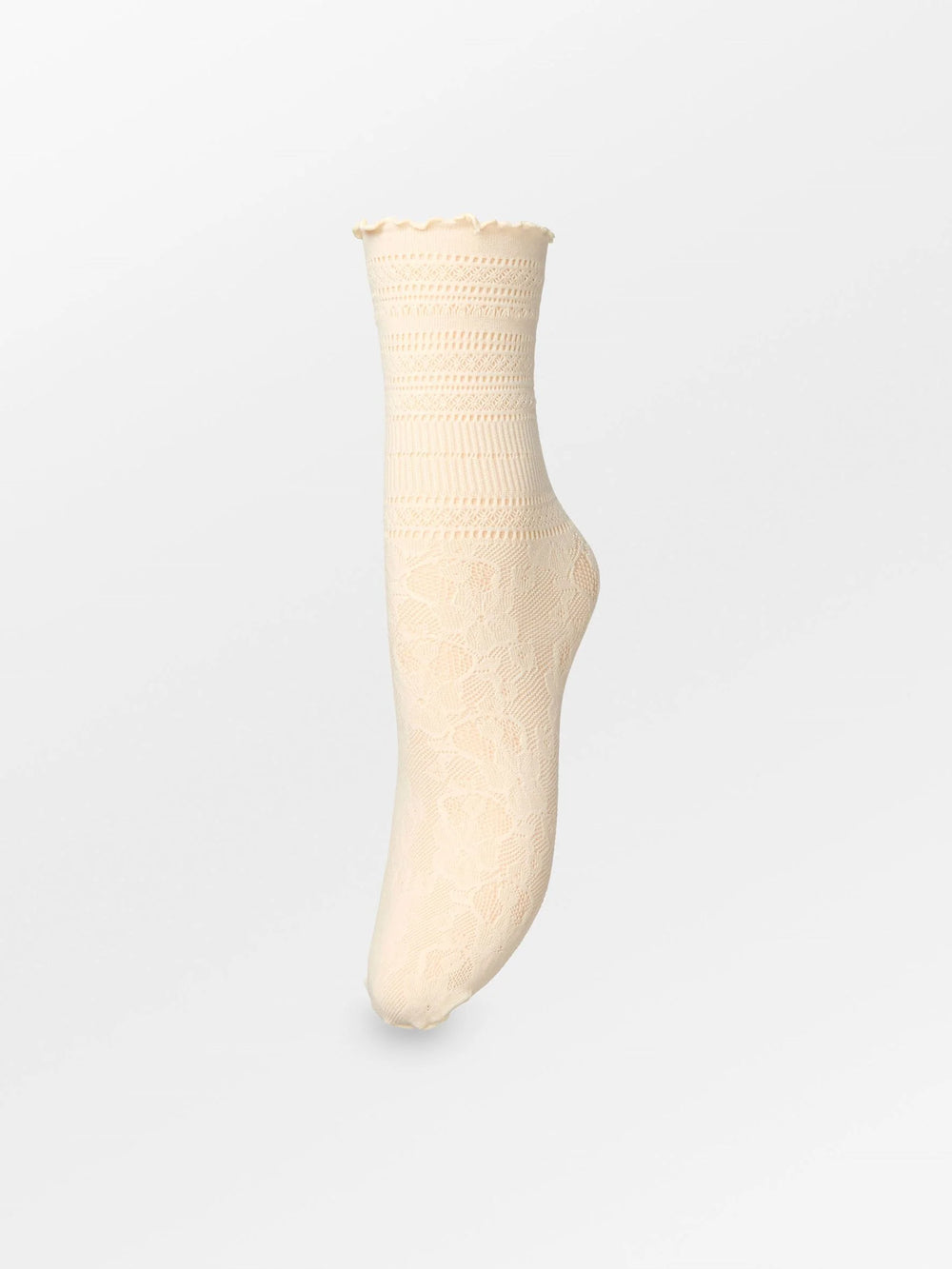 Bloom Lace Sock Birch White