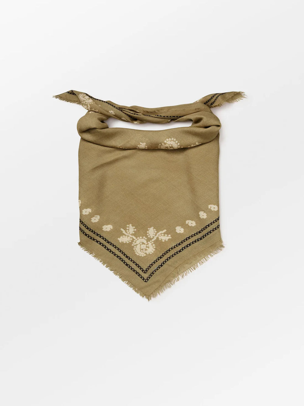Bloom Siw Scarf Wood Thrush Brown