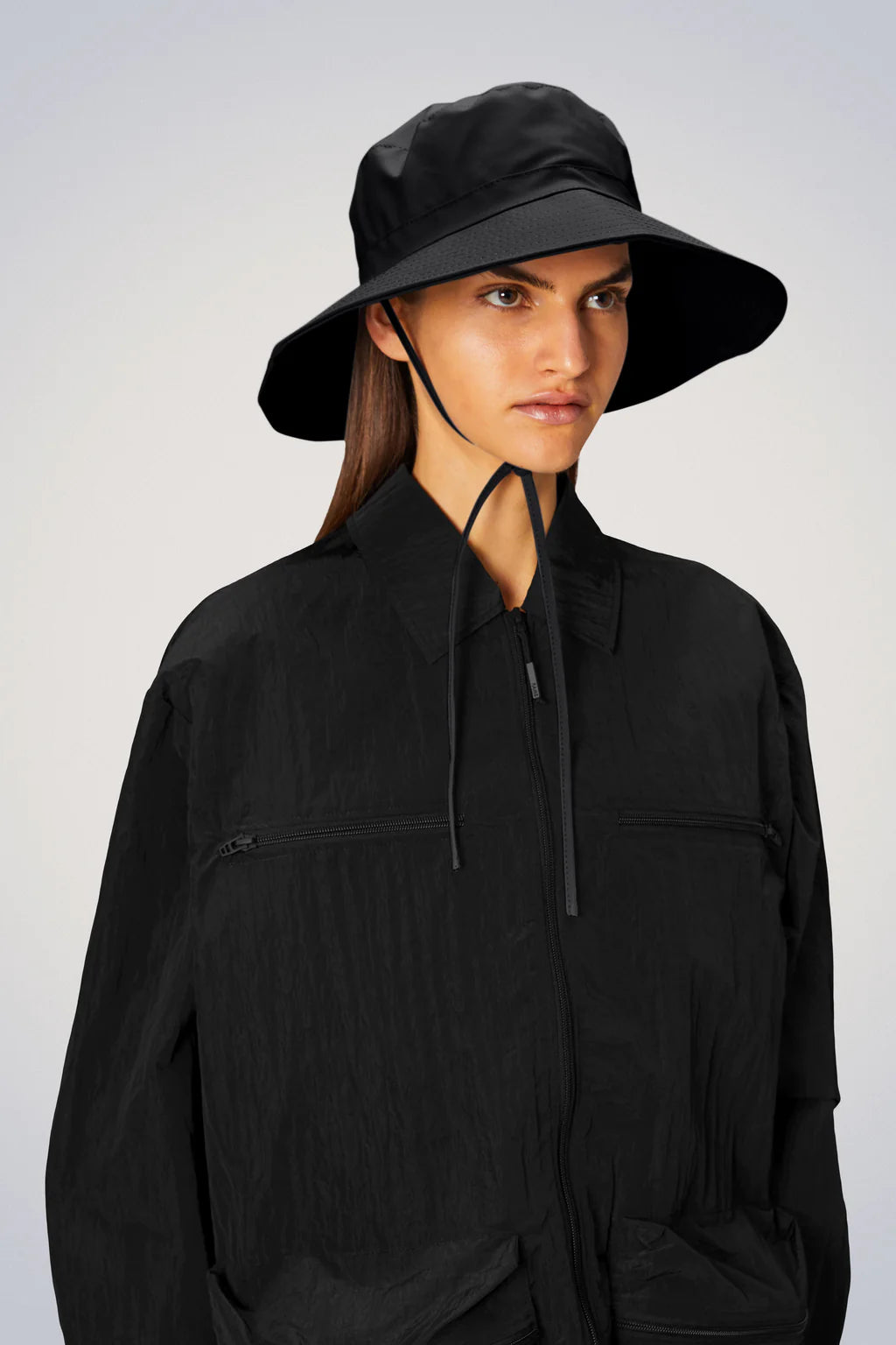 Rains Boonie Hat W2 Black - hvittrad.no