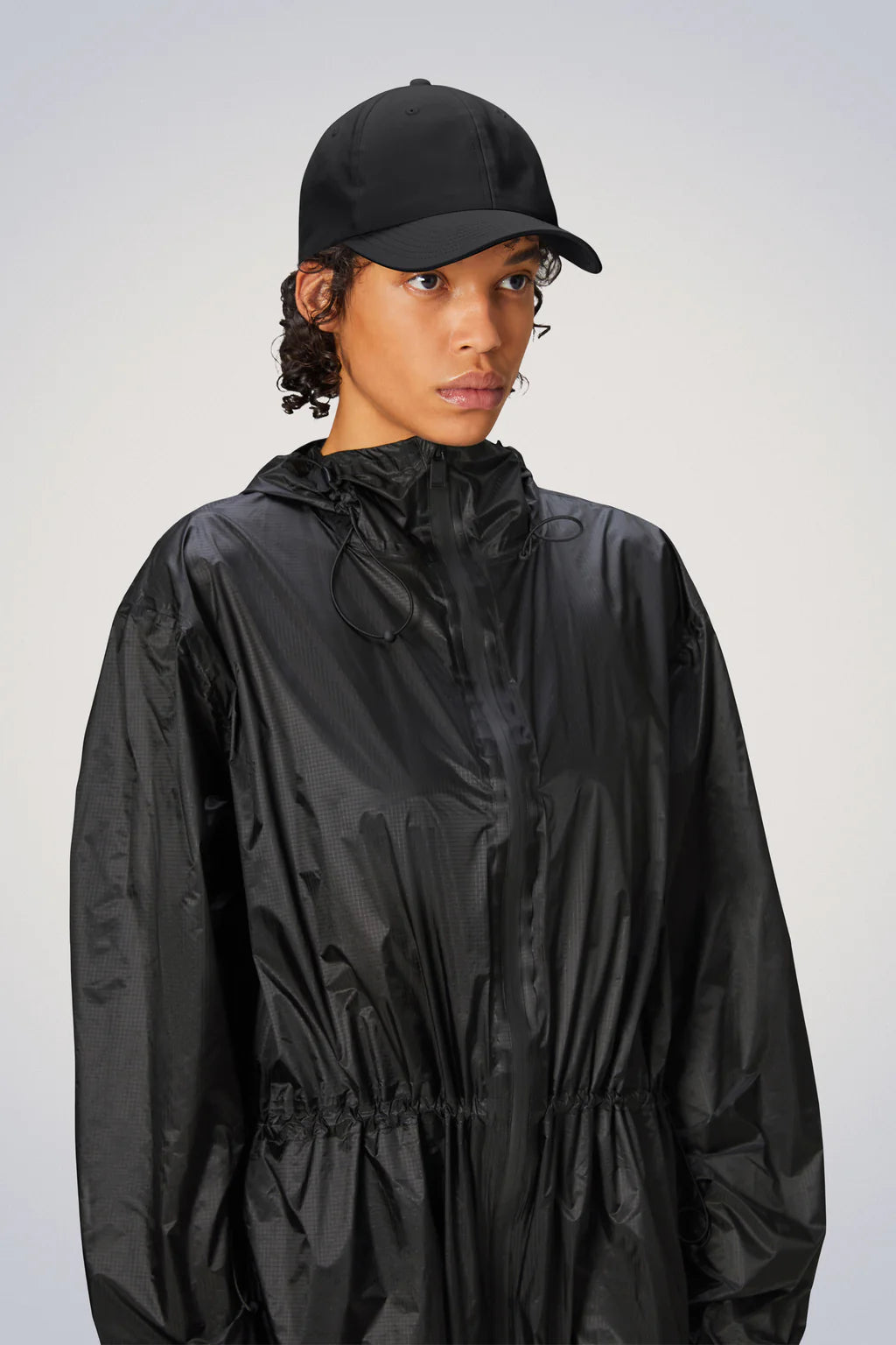 Rains Cap W1 Black - hvittrad.no