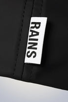 Rains Cap W1 Black - hvittrad.no