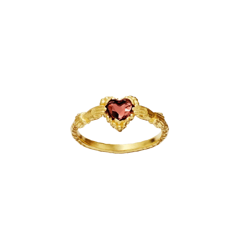 Capulet Ring Gold Plated Silver