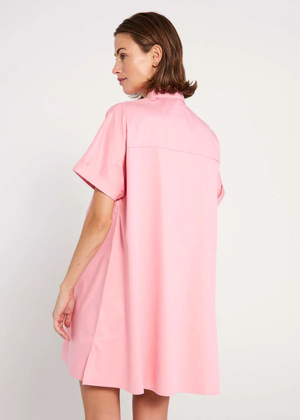 Cilla Shirt Dress Pink