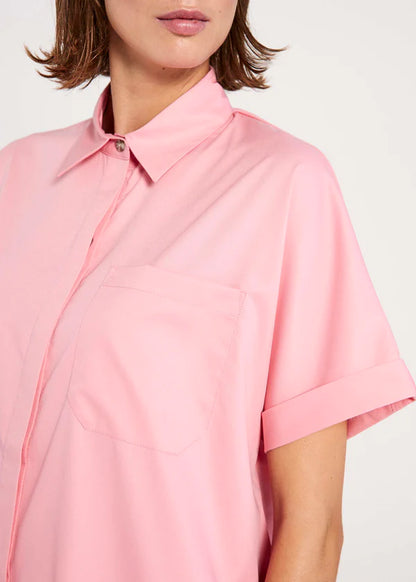Cilla Shirt Dress Pink