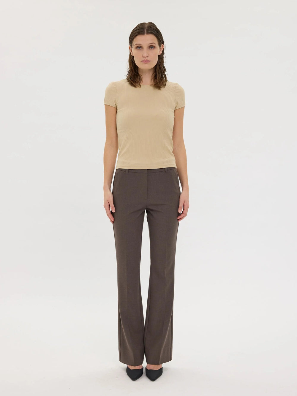 ClaraFV 826 Mud Brown Melange Regular