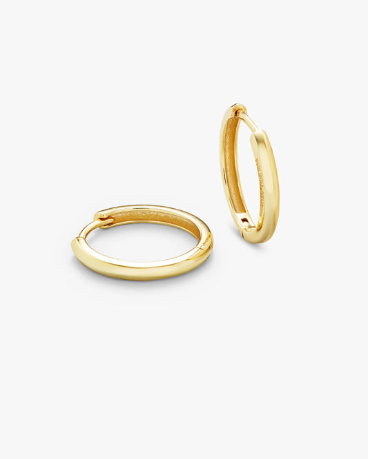 Philippa Studios Classic Hoops Large Gold - hvittrad.no