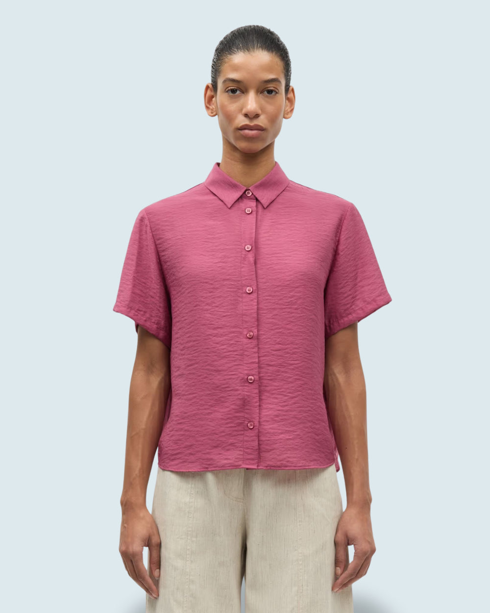 Saminna SS Shirt Dry Rose