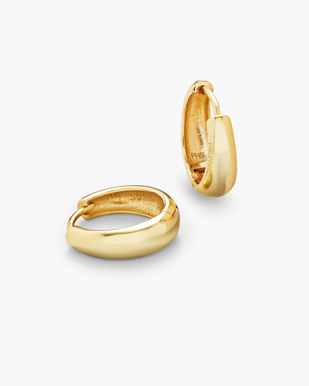 Dome Hoops Large Gold