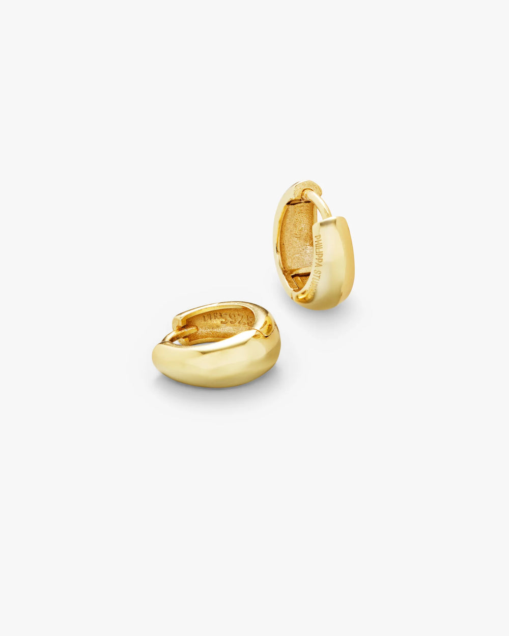 Dome Hoops Small Gold