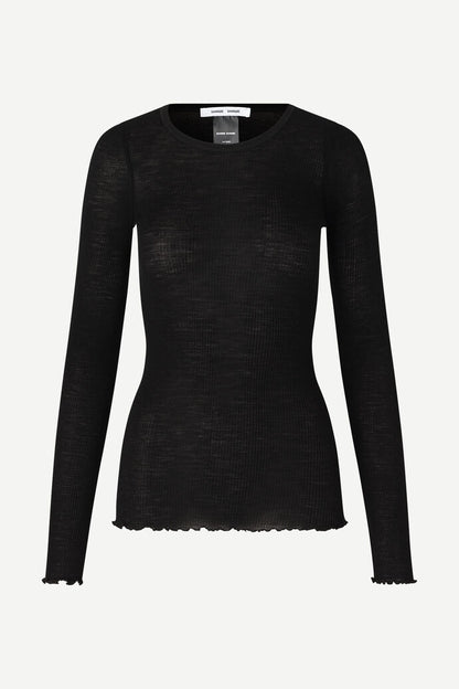 Doudo T-Shirt LS 13020 Black