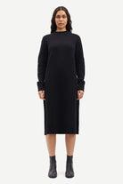 Samsøe Samsøe Sacharlotte Knit Dress 15010 Black - hvittrad.no