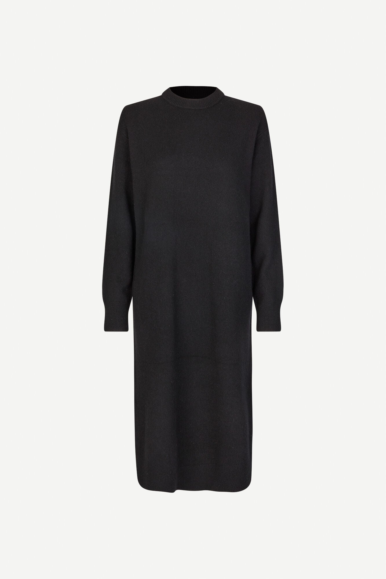 Samsøe Samsøe Sacharlotte Knit Dress 15010 Black - hvittrad.no