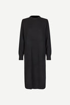 Samsøe Samsøe Sacharlotte Knit Dress 15010 Black - hvittrad.no