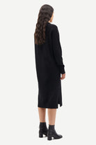 Samsøe Samsøe Sacharlotte Knit Dress 15010 Black - hvittrad.no