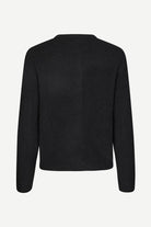 Samsøe Samsøe Nor Short Cardigan 7355 Black - hvittrad.no