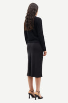 Samsøe Samsøe Nor Short Cardigan 7355 Black - hvittrad.no