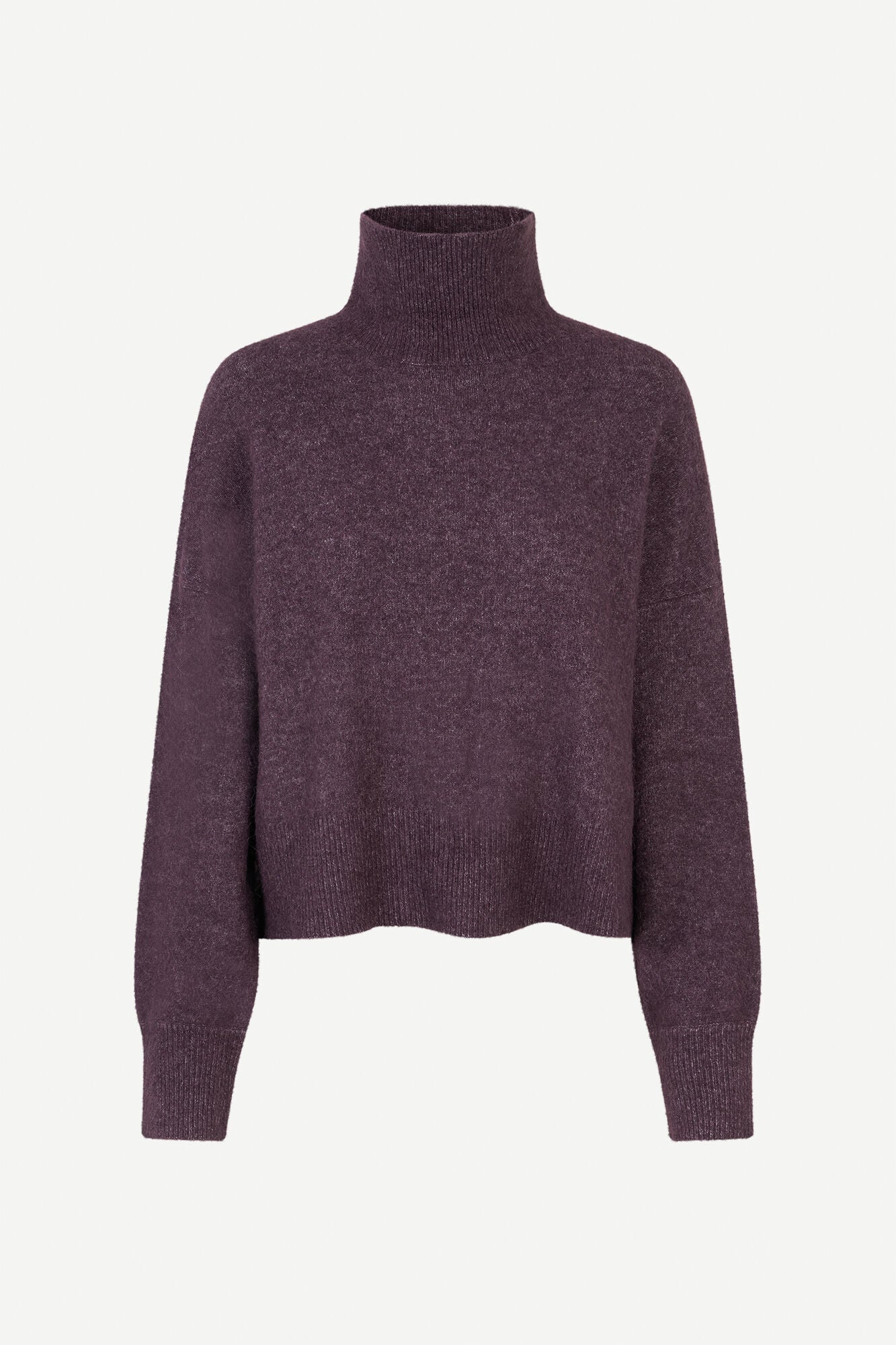 Samsøe Samsøe Nola T-N 7355 Plum Perfect - hvittrad.no