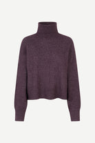 Samsøe Samsøe Nola T-N 7355 Plum Perfect - hvittrad.no