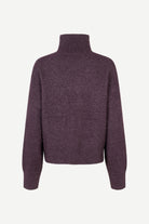 Samsøe Samsøe Nola T-N 7355 Plum Perfect - hvittrad.no
