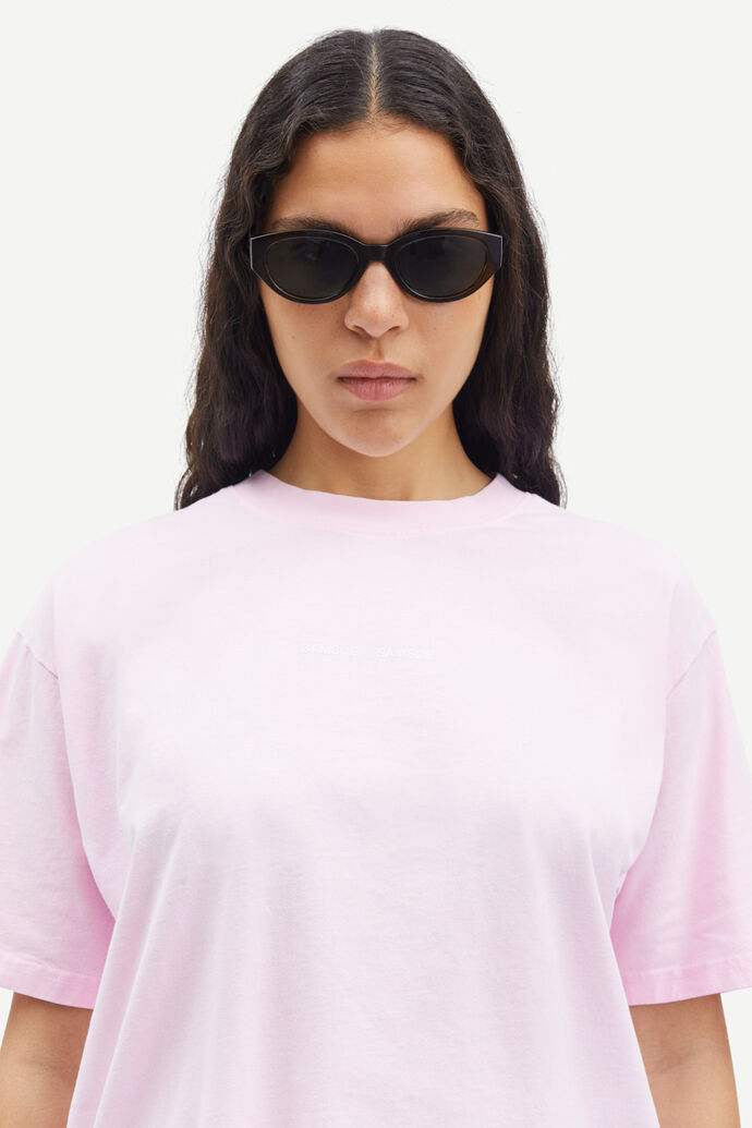 Samsøe Samøse Eira T-Shirt 14508 Lilac Snow - hvittrad.no