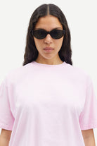 Samsøe Samøse Eira T-Shirt 14508 Lilac Snow - hvittrad.no