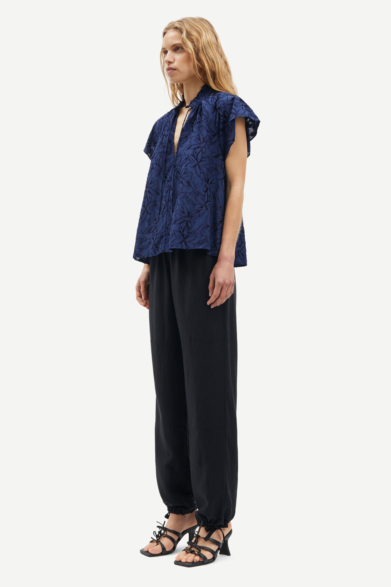 Samsøe Samsøe Sakarookh Blouse 15042 Pageant Blue - hvittrad.no