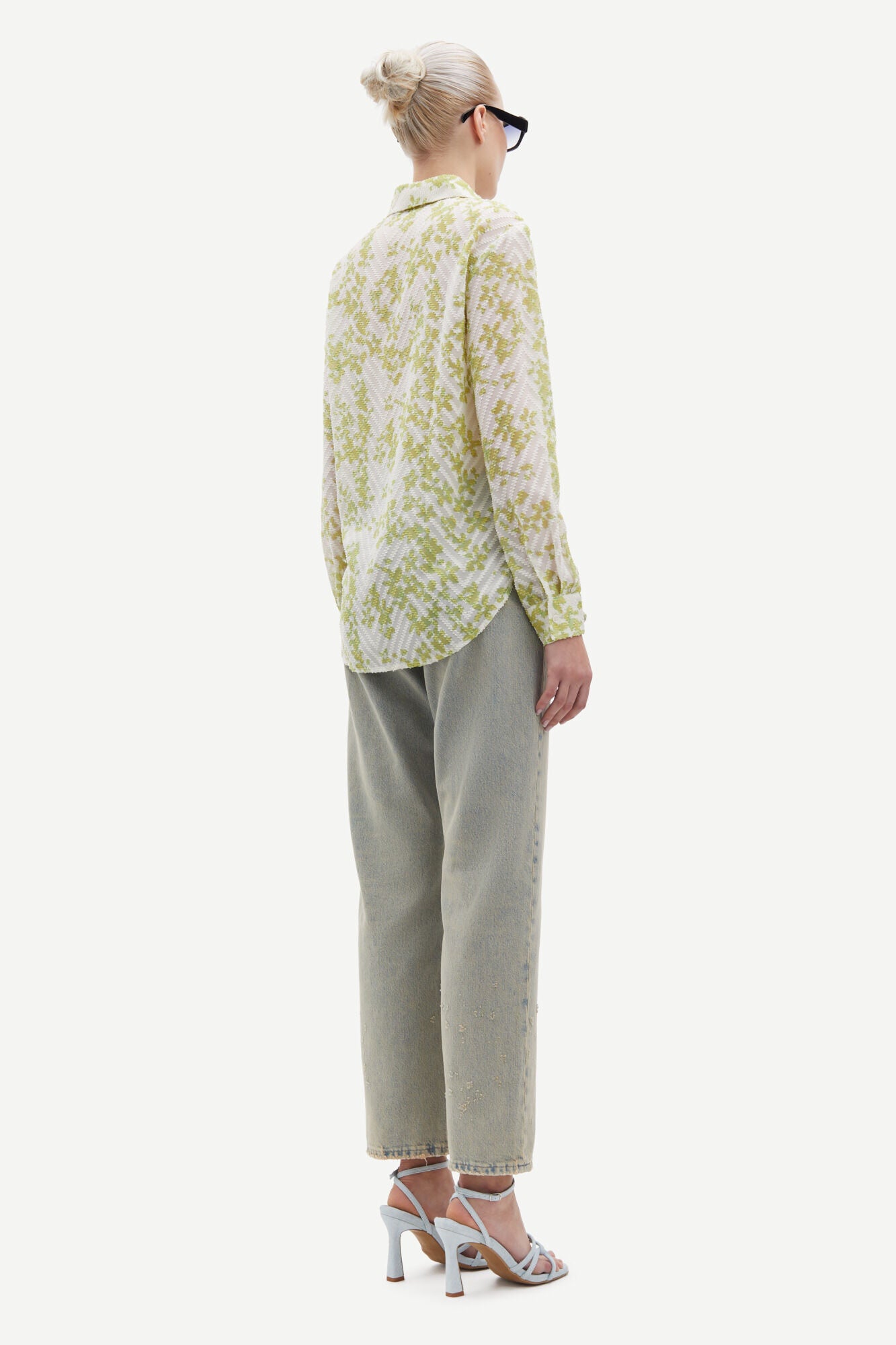 Samsøe Samsøe Samadisoni Shirt 14573 Meadow - hvittrad.no