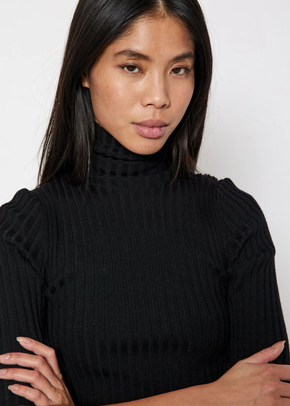 Franco Knit Tee Black