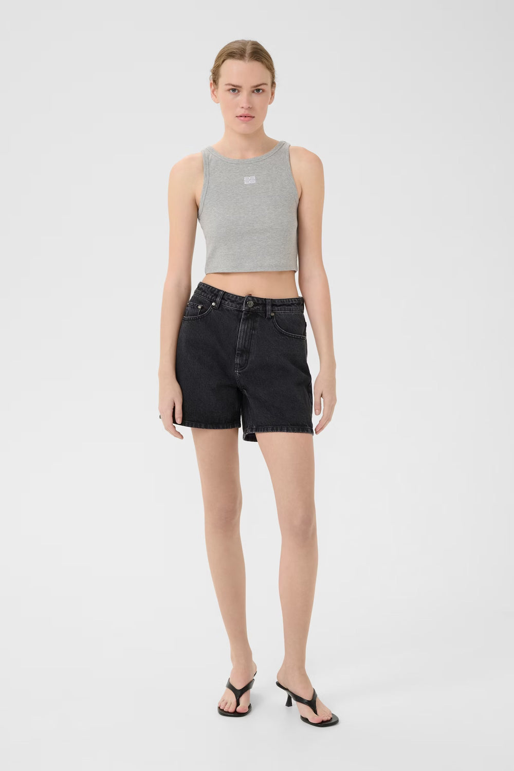 GZDena HW Shorts Washed Black