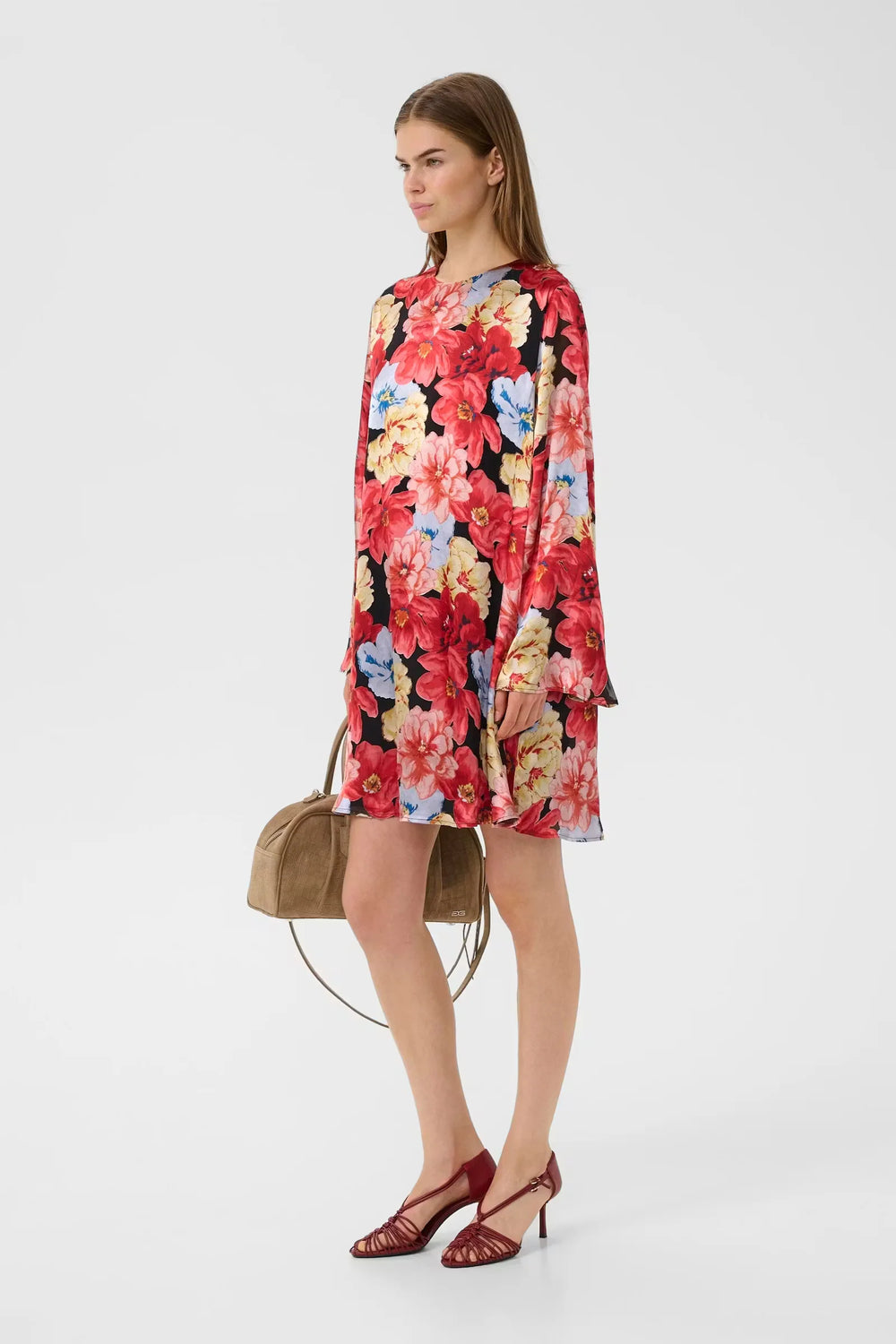 GZsigrida P Short Dress Dessert Flower Mu