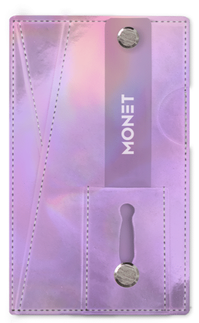 Monet Kortholder Holo Pink
