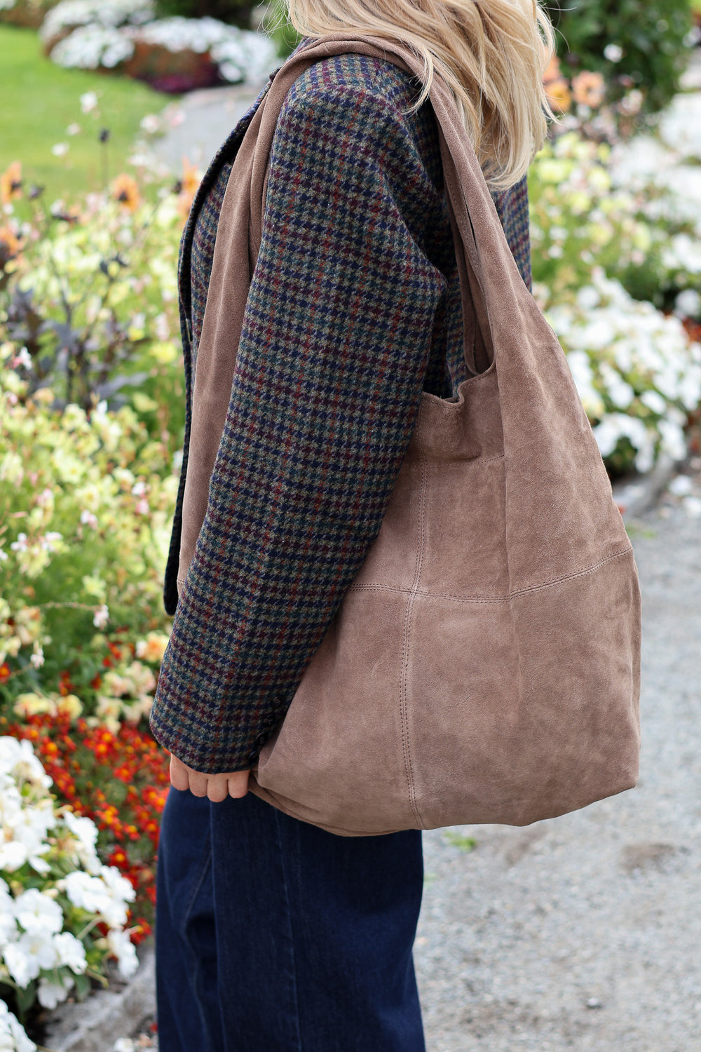 Suede Dalliea Bag Adobe