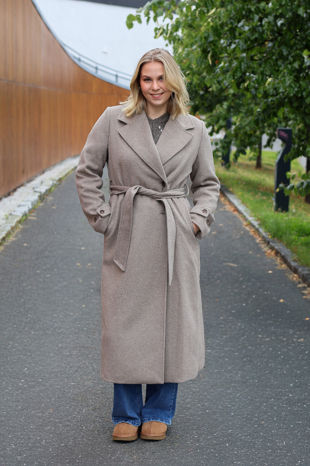 Kasimira-M, Lava, Outerwear Greige Melange