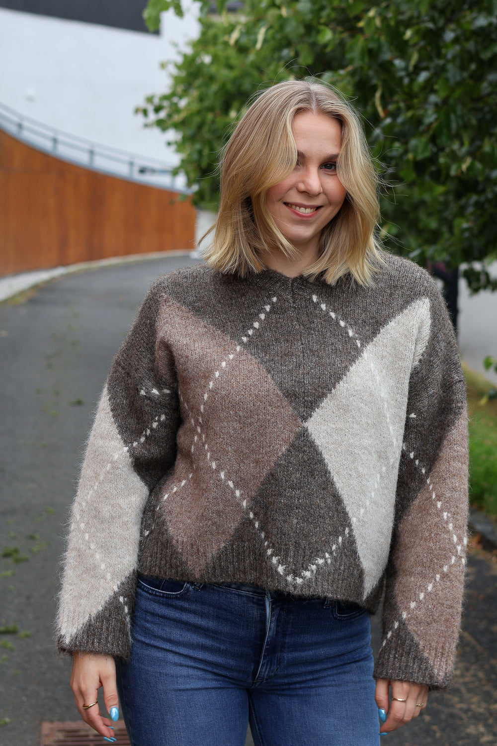 Lai Knit Ash Brown Mix
