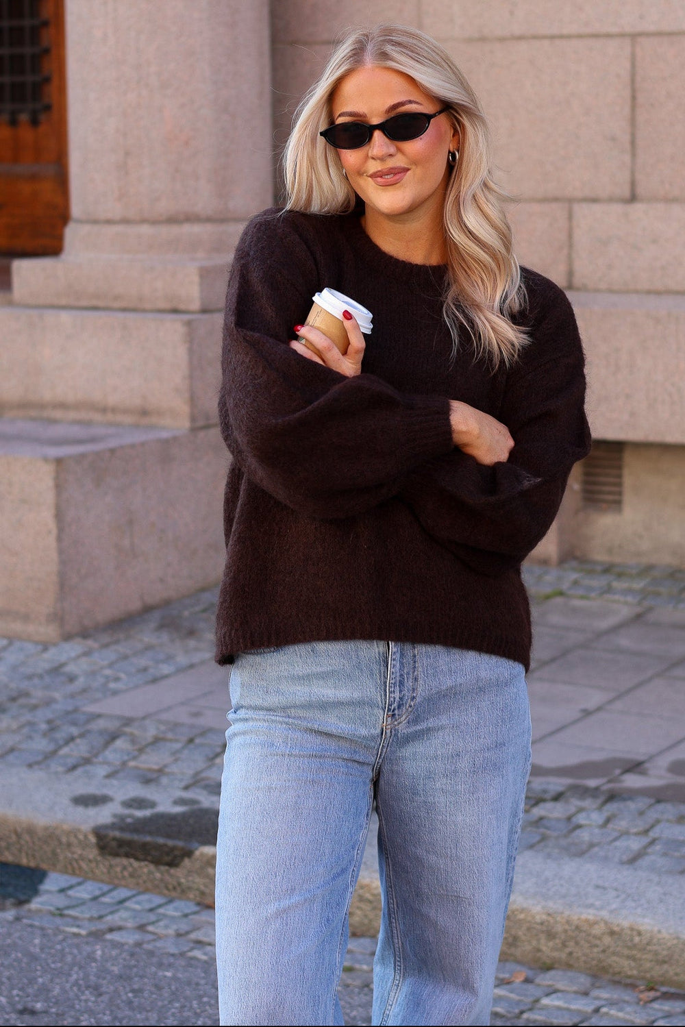 Thea Amalie Pullover Black Coffee