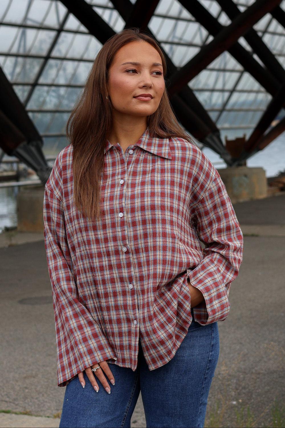 Tinsi Check Shirt Granny Check
