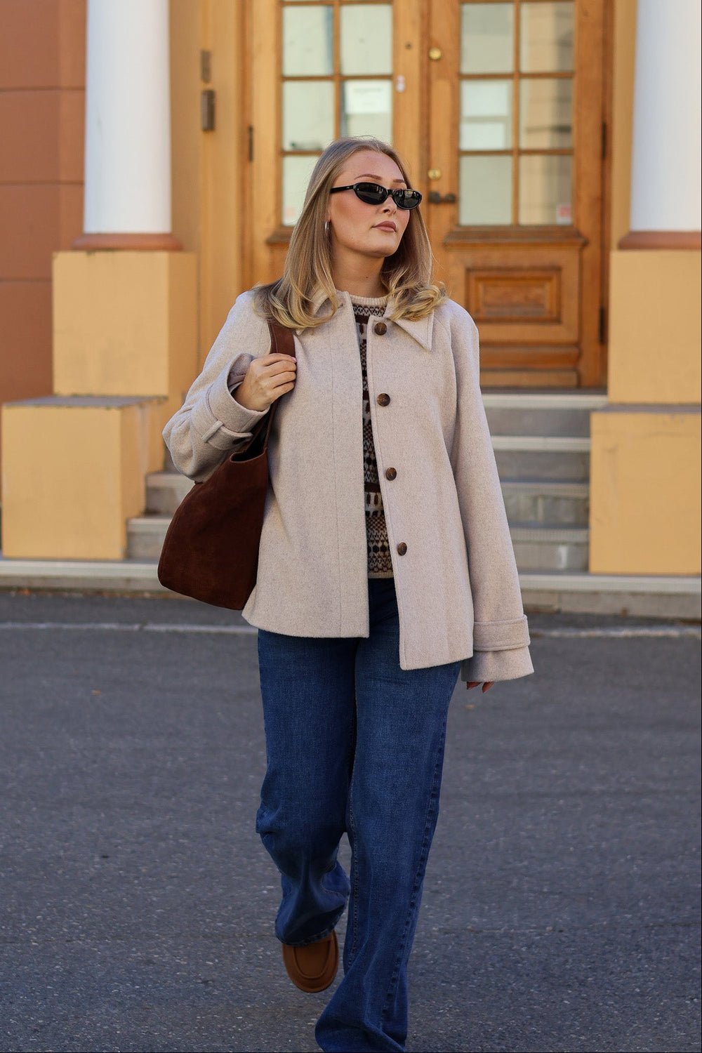 Tary-M, Lava, Outerwear Oaty Melange