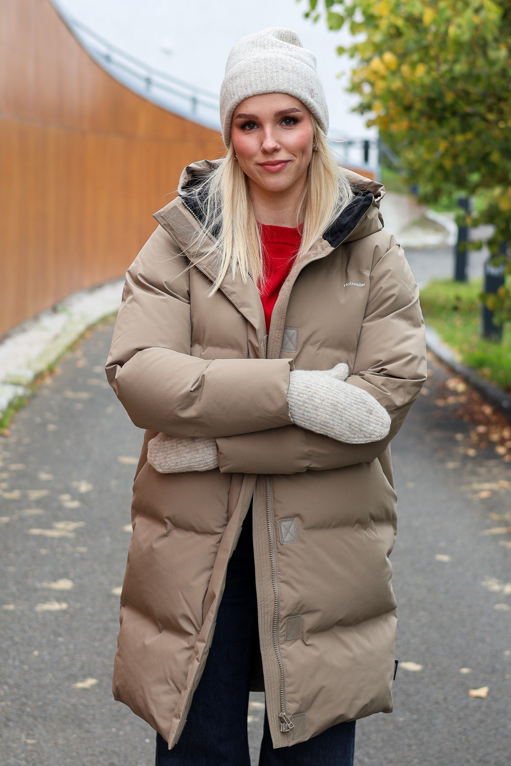 Loen Down Coat Dk Sand